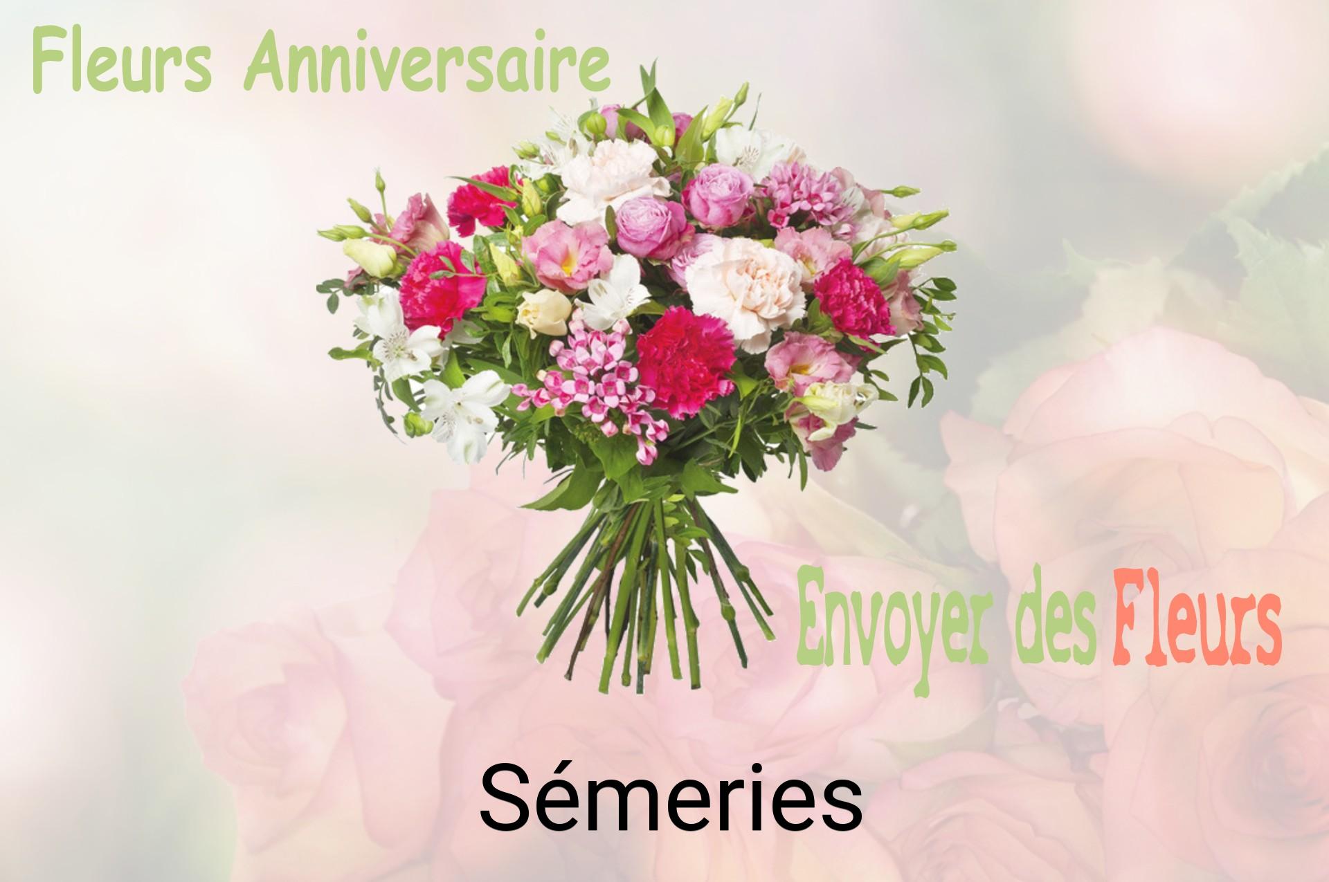 Bouquet de fleurs d’anniversaire livré à Sémeries